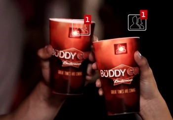 Budweiser e o copo com chip