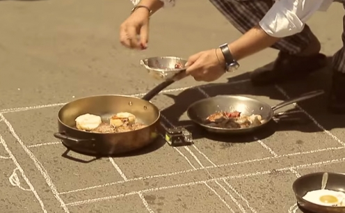 WWF cozinha no chão 