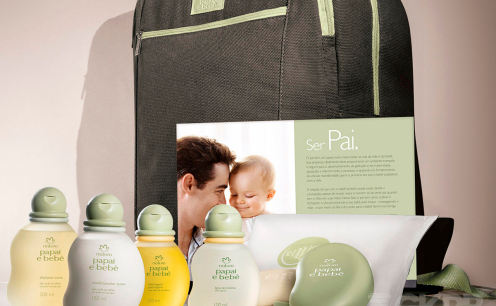 Natura lança nova linha “Papai e Bebê”  