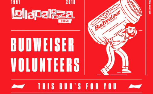 Participe do Bud Volunteers e tenha a chance de ser voluntário e estar no backstage do Lollapalooza 2018!    