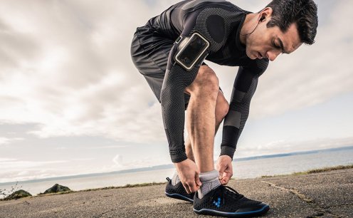 Personal Trainer e resultados da corrida em um par de meias!