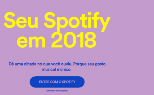 E aí, preparado pra ver sua retrospectiva de 2018 no Spotify?