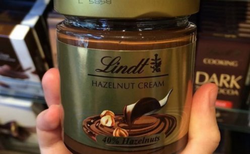 Lindt lança creme de avelã