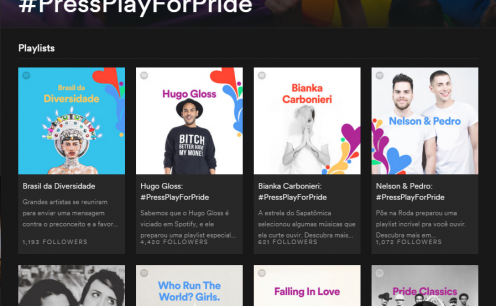 Spotify cria sessão especial para celebrar o Orgulho LGBTQ