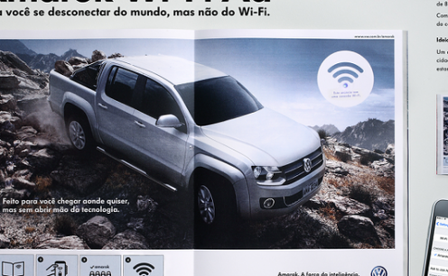 VOLKSWAGEN PROPORCIONA WI-FI GRATUITO EM SEU NOVO ANÚNCIO 