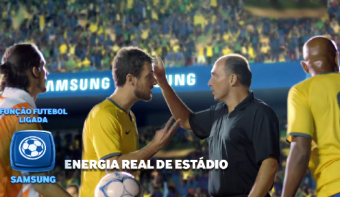 Samsung promove a função "Futebol" 