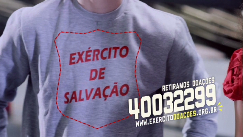 Exército da Salvação incentiva doações 