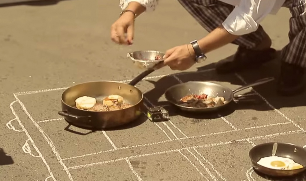 WWF cozinha no chão 