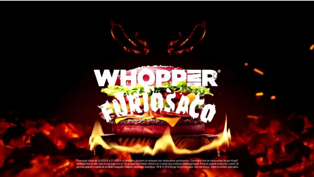 Burger King lança Whopper Furiosaço