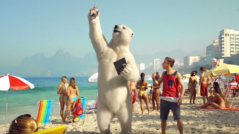 Coca-Cola traz seu Urso Polar para o Rio