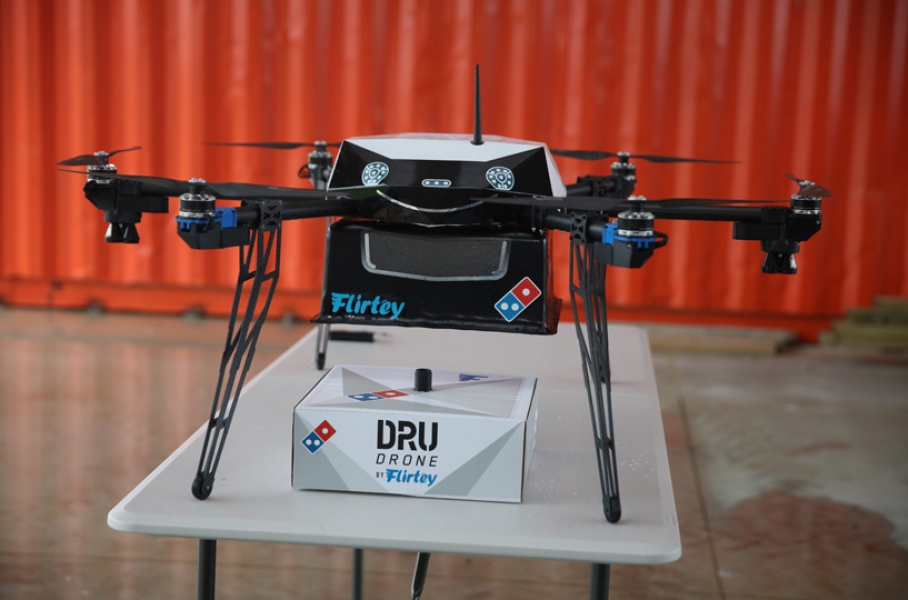 Entrega de pizzas com drone: sim, a Domino's fez!