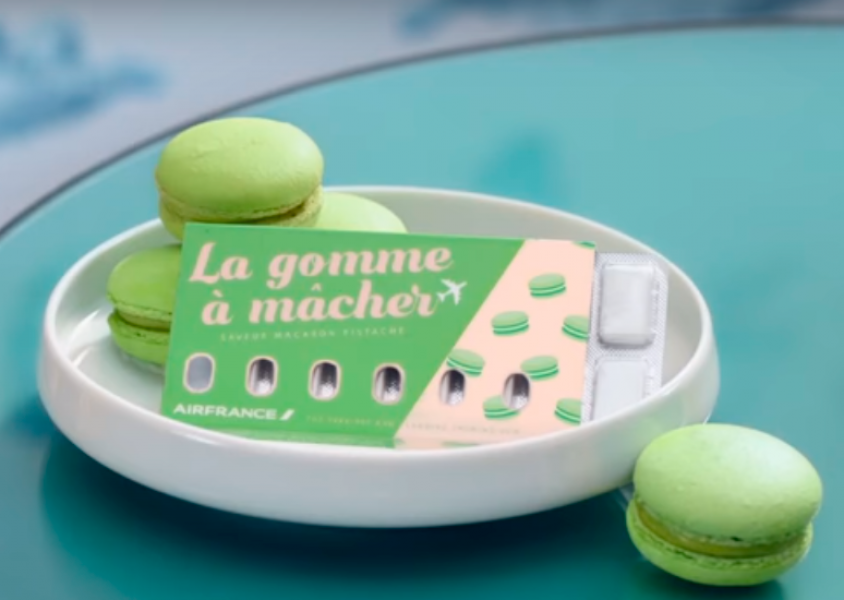 A Air France cria novo chiclete que ameniza pressão nos ouvidos em voos!  