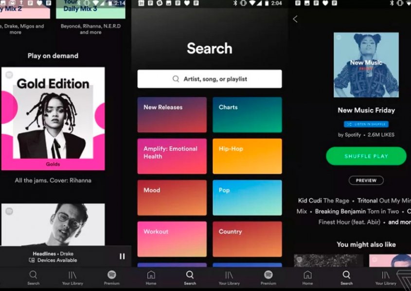 Algumas atualizações podem trazer uma nova versão do Spotify! 