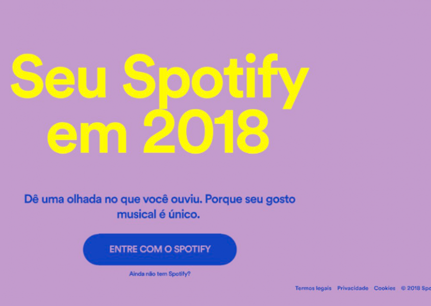 E aí, preparado pra ver sua retrospectiva de 2018 no Spotify?