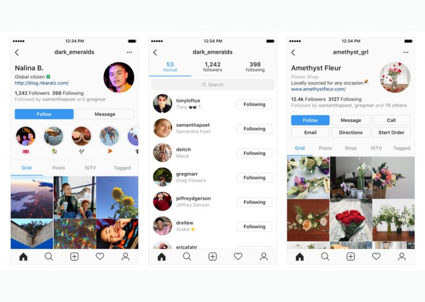 Instagram apresenta nova forma de visualização dos perfis 