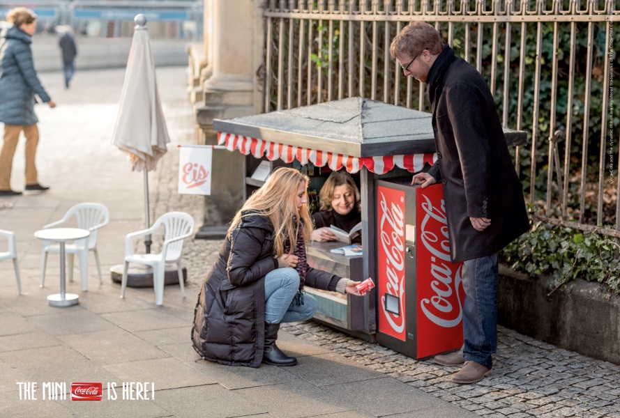 Coca-Cola encolhe quiosques 