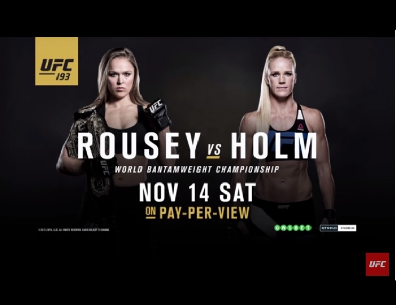 UFC 193: Ronda x Holm